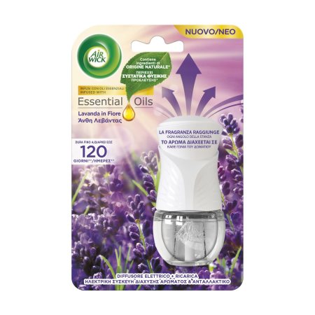AIRWICK Essential Oils Ηλεκτρική Συσκευή Διάχυσης Αρωματικού Χώρου Άνθη Λεβάντας & Ανταλλακτικό