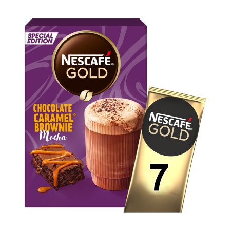 NESCAFE Gold Καφές Στιγμιαίος Chocolate Caramel Brownie Mocha 7x21,4gr