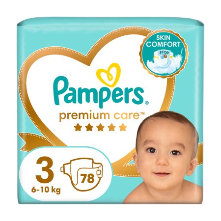 PAMPERS Premium Care Πάνες Νο3 6-10kg 78τεμ