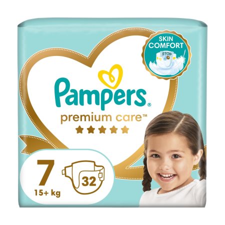 PAMPERS Premium Care Πάνες Νο7 15+kg 32τεμ