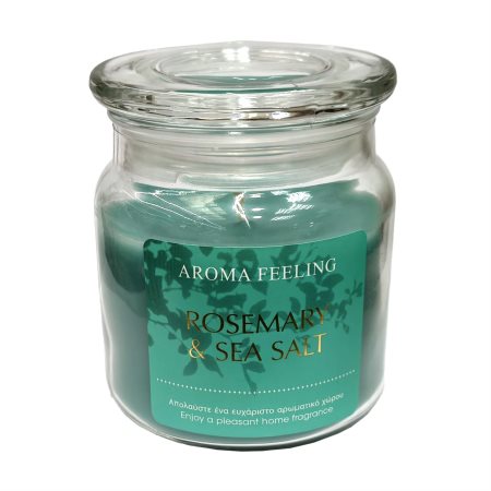 Αρωματικό Κερί Βαζάκι 11εκ Rosemary & Salt