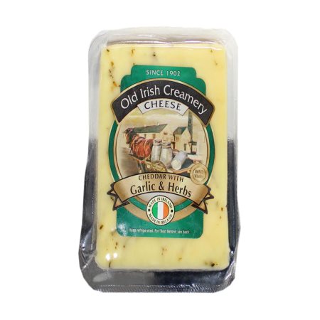 Τσένταρ OLD IRISH CREAMERY με Σκόρδο & Μυρωδικά 150g