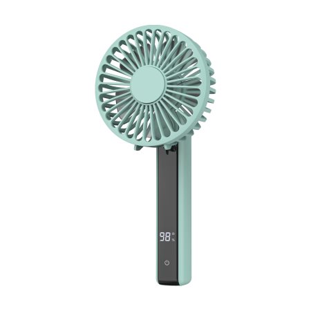 Ανεμιστήρας Χειρός Επαναφορτιζόμενος Πράσινος 2,5W