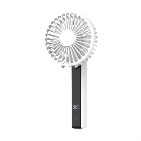 Ανεμιστήρας Χειρός Επαναφορτιζόμενος Λευκός 2,5W