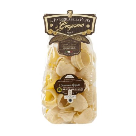 LA FABBRICA DELLA PASTA DI GRAGNANO Lumaconi ΠΓΕ 500g LA FABBRICA DELLA PASTA DI GRAGNANO Lumaconi ΠΓΕ 500g