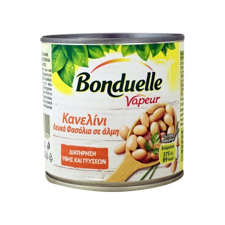 BONDUELLE Vapeur Λευκά Φασόλια Κανελίνι σε άλμη στον Ατμό 250g