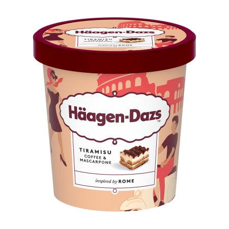 HAAGEN-DAZS Παγωτό Tiramisu Coffee & Mascarpone 346g (420ml)