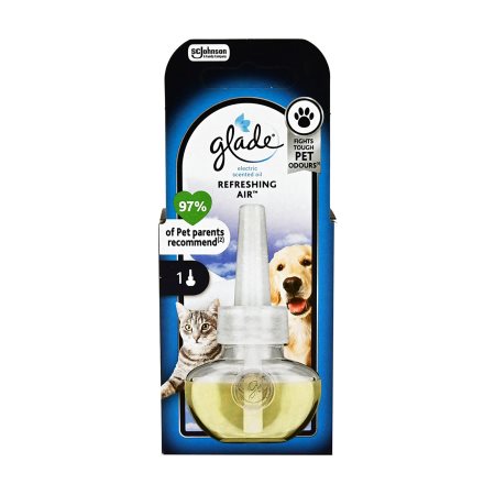 GLADE Scented Oil Αρωματικό Χώρου Ηλεκτρικό Refreshing Air Pet Ανταλλακτικό 20ml