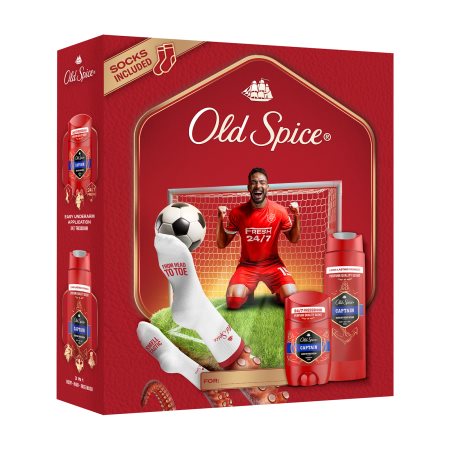 OLD SPICE Captain Αποσμητικό Στικ & Shower Gel & Κάλτσες 