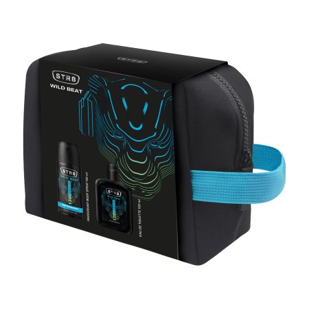STR8 Wild Beat Σετ Δώρου Eau De Toilette 100ml & Αποσμητικό Σπρέι 150ml & Νεσεσέρ