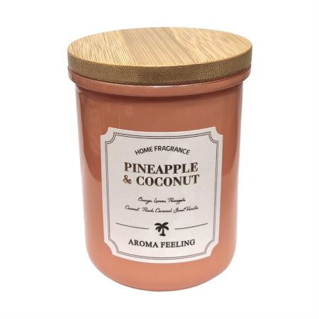 Αρωματικό Κερί Βαζάκι 10εκ Pineapple Coconut
