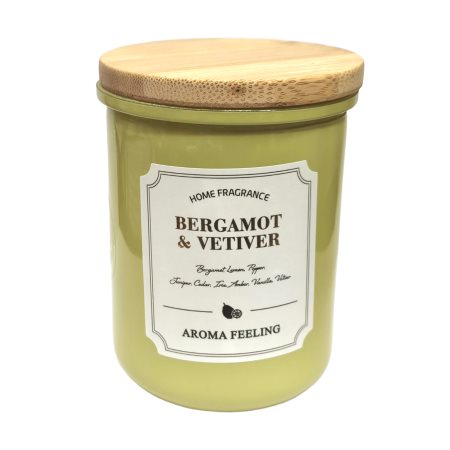 Αρωματικό Κερί Βαζάκι 10εκ Bergamot Vetiver