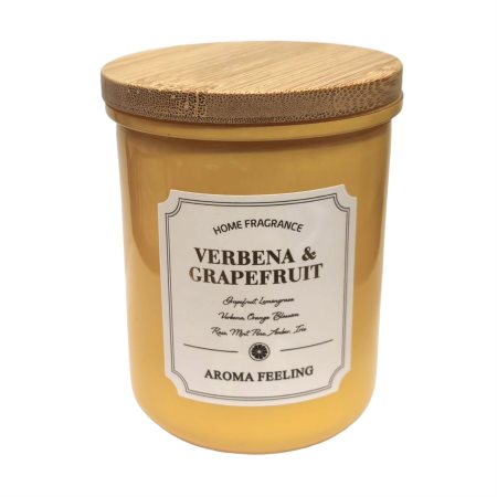 Αρωματικό Κερί Βαζάκι 10εκ Verbena & Grapefruit