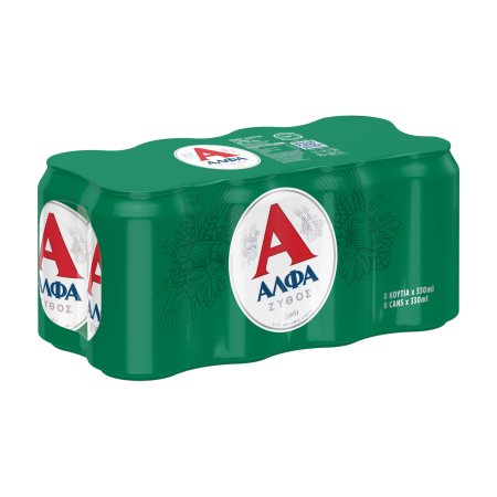 ΑΛΦΑ Μπίρα Lager 8x330ml