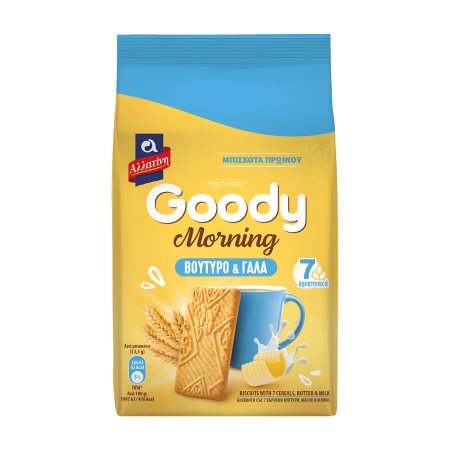 ΑΛΛΑΤΙΝΗ Goody Morning Μπισκότα με Βούτυρο & Γάλα 160g