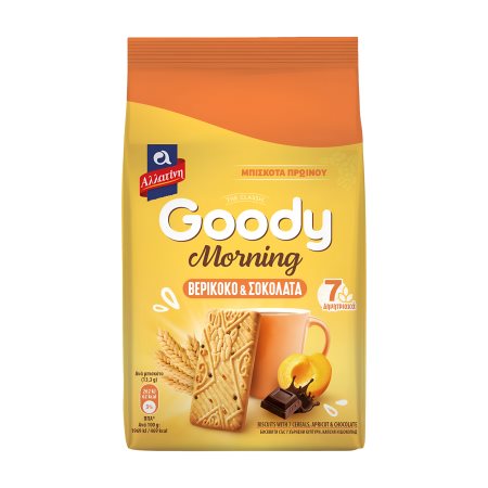 ΑΛΛΑΤΙΝΗ Goody Morning Μπισκότα με Βερίκοκο & Σοκολάτα 160g