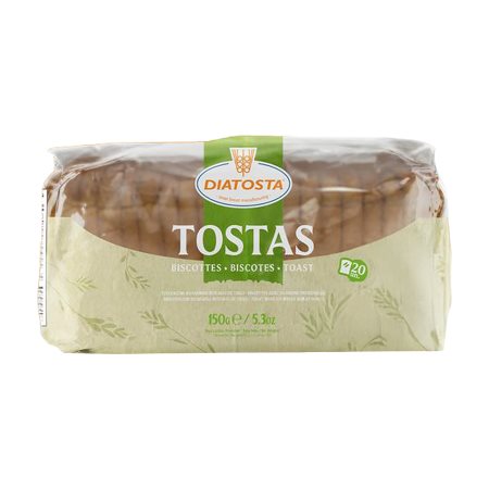 DIATOSTA Tostas Φρυγανιές Σίτου Ολικής Άλεσης 150g