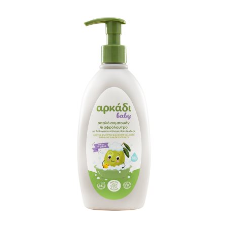 ΑΡΚΑΔΙ Baby Σαμπουάν & Αφρόλουτρο Ελιά & Αλόη 480ml