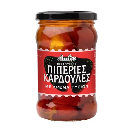 Πιπεριές Καρδούλες Πικάντικες ALMITO με Κρέμα Τυριών 150g
