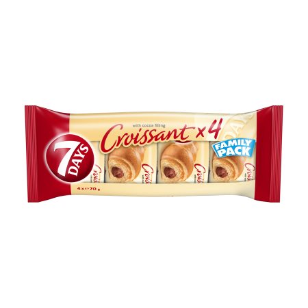 7DAYS Κρουασάν x4 με γέμιση Κακάο 4x70g