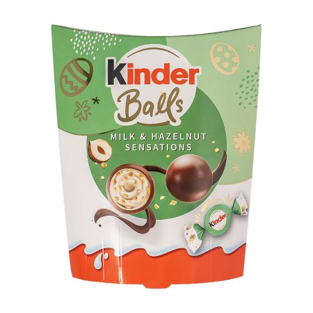 KINDER Choco Balls Milk & Hazelnut Sensations Σοκολατάκια 90g