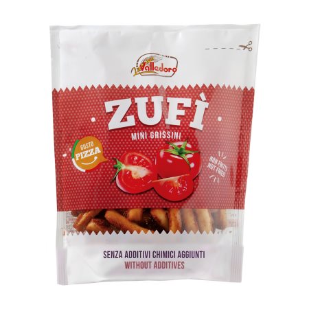 VALLEDORO Zufi Κριτσίνια Μίνι με γεύση Πίτσα 100g