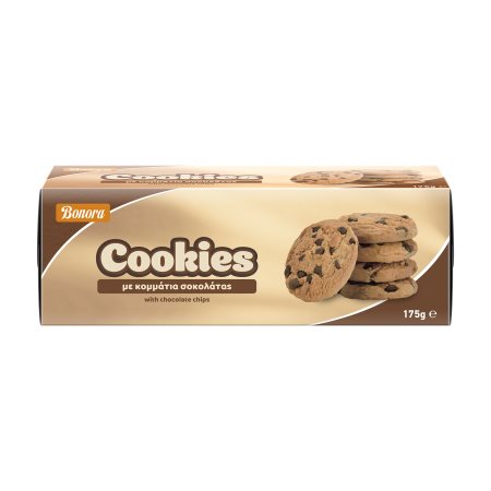 BONORA Cookies με Κομμάτια Σοκολάτας 175g