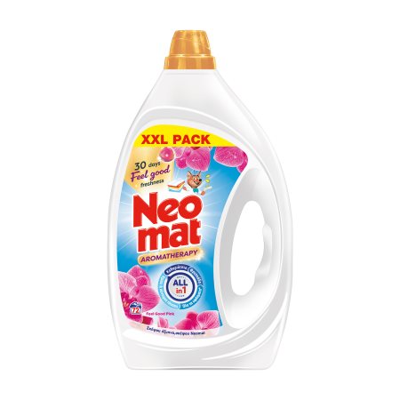 NEOMAT Aromatherapy Απορρυπαντικό Πλυντηρίου Ρούχων Υγρό Feel Good Pink Orchidea 72 πλύσεις