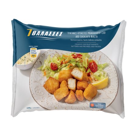 Μπακαλιάρος Cod Φιλέτο 7 ΘΑΛΑΣΣΕΣ σε κροκέτες 400g