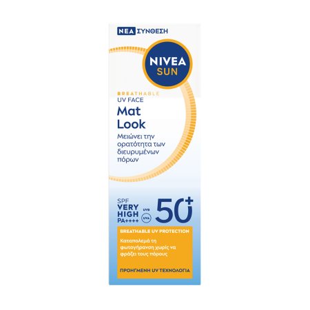 NIVEA SUN Breathable UV Specialist  Αντηλιακή Κρέμα Προσώπου Mat Look Spf50+ 40ml