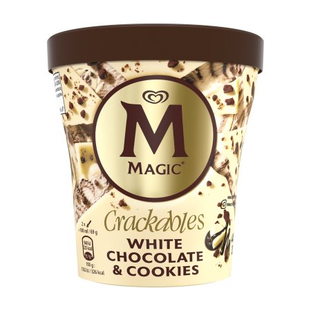 MAGIC Crackables Παγωτό White Chocolate & Cookies 305g (440ml)
