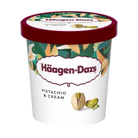 HAAGEN-DAZS Παγωτό Pistachio & Cream Χωρίς γλουτένη 347g (420ml)