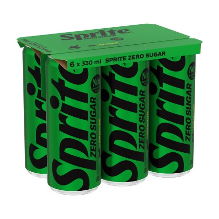 SPRITE Zero Lemon Lime Χωρίς ζάχαρη 6x330ml