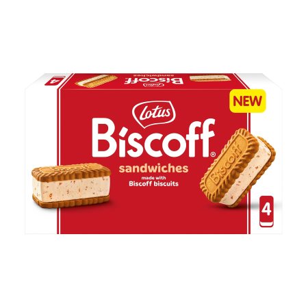 LOTUS Σάντουιτς Biscoff 4τεμ 172g (320ml)