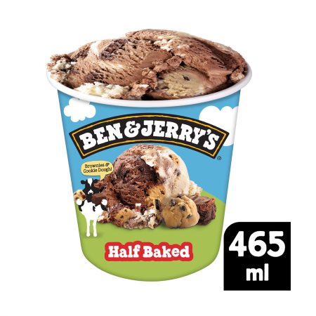 BEN & JERRY'S Παγωτό Half Baked 406g (465ml)