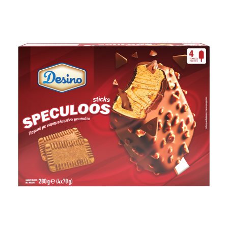 DESINO Παγωτό Ξυλάκι Speculoos 4τεμ 280g (400ml)