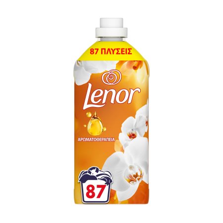 LENOR Fragrance Therapy Συμπυκνωμένο Μαλακτικό Ρούχων Gold Orchid & Vanilla 87 πλύσεις