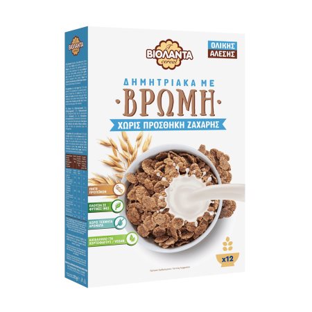ΒΙΟΛΑΝΤΑ Δημητριακά με Βρώμη Vegan Χωρίς προσθήκη ζάχαρης 375g