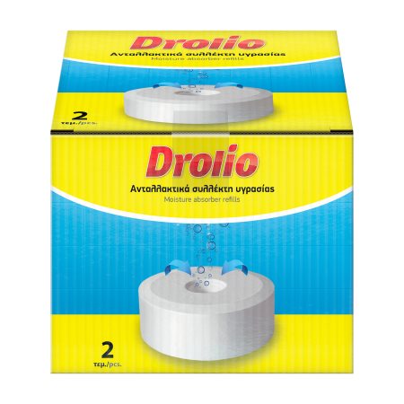 DROLIO Συλλέκτης Υγρασίας Ανταλλακτικά 2x450g
