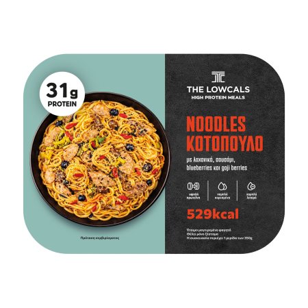 Noodles Κοτόπουλο THE LOWCALS High Protein Meals 350g