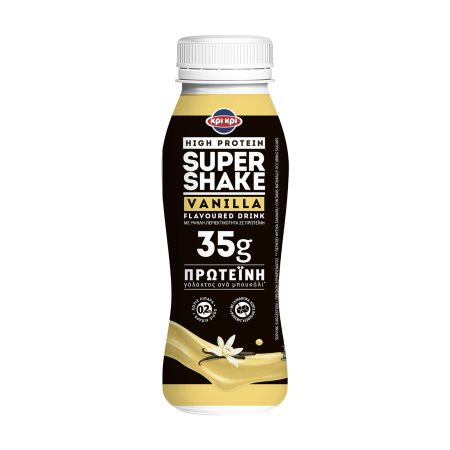 ΚΡΙ ΚΡΙ Super Shake High Protein με γεύση Βανίλια Χωρίς πρόσθετα σάκχαρα 330ml