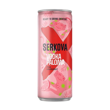 SERKOVA Vodka Paloma Κοκτέιλ με Pink Grapefruit 250ml
