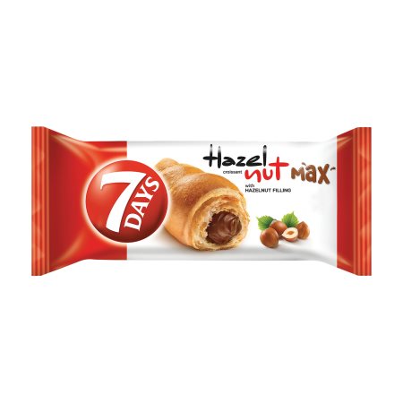 7DAYS Κρουασάν Hazelnut Max με γέμιση Πραλίνας Φουντουκιού 110g