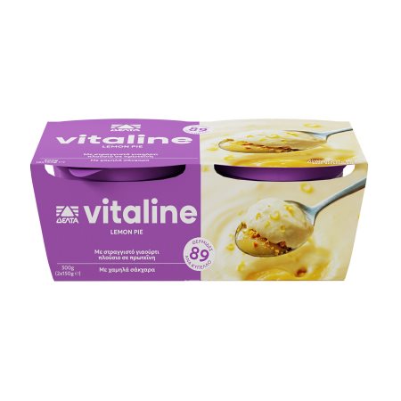 ΔΕΛΤΑ Vitaline Επιδόρπιο Γιαουρτιού Lemon Pie 2x150g
