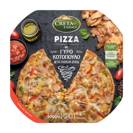 Πίτσα CRETA FARMS με Γύρο Κοτόπουλο 500g