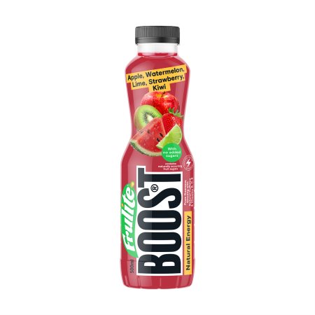 FRULITE Boost Φρουτοποτό Μήλο Καρπούζι Λάιμ Φράουλα Ακτινίδιο Χωρίς προσθήκη ζάχαρης 500ml