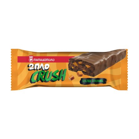 ΠΑΠΑΔΟΠΟΥΛΟΥ 2πλο Crush Μπάρα με γεύση Salted Caramel 50g