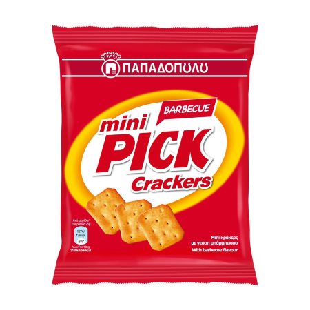 ΠΑΠΑΔΟΠΟΥΛΟΥ Mini Pick Crackers με γεύση Barbeque 70g