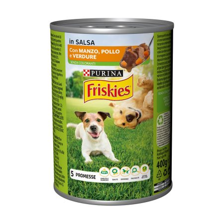 FRISKIES Vitafit Υγρή Τροφή Σκύλου Κοτόπουλο & Λαχανικά 400gr