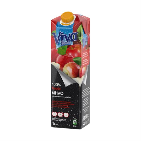 VIVA Fresh Χυμός Φυσικός Μήλο 1lt